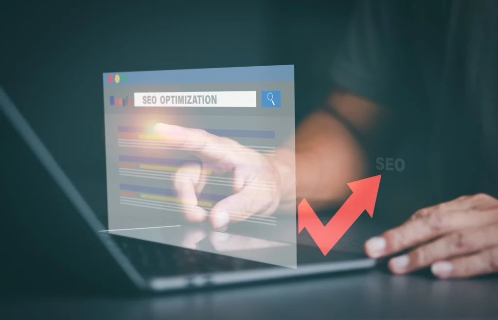 آموزش سئو سایت در فردیس با نمایش یک بنر روی صفحه 
